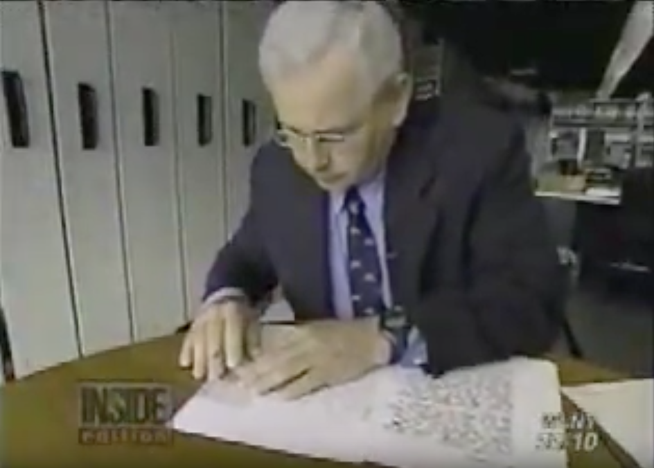 Bob Baier Forensic Handwriting Expert on Inside Edition